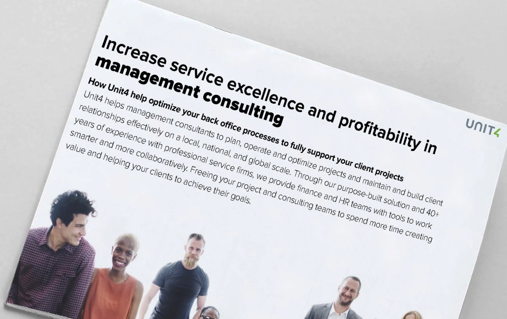 Cover image for eBook on Increasing service excellence and profitability in management consulting