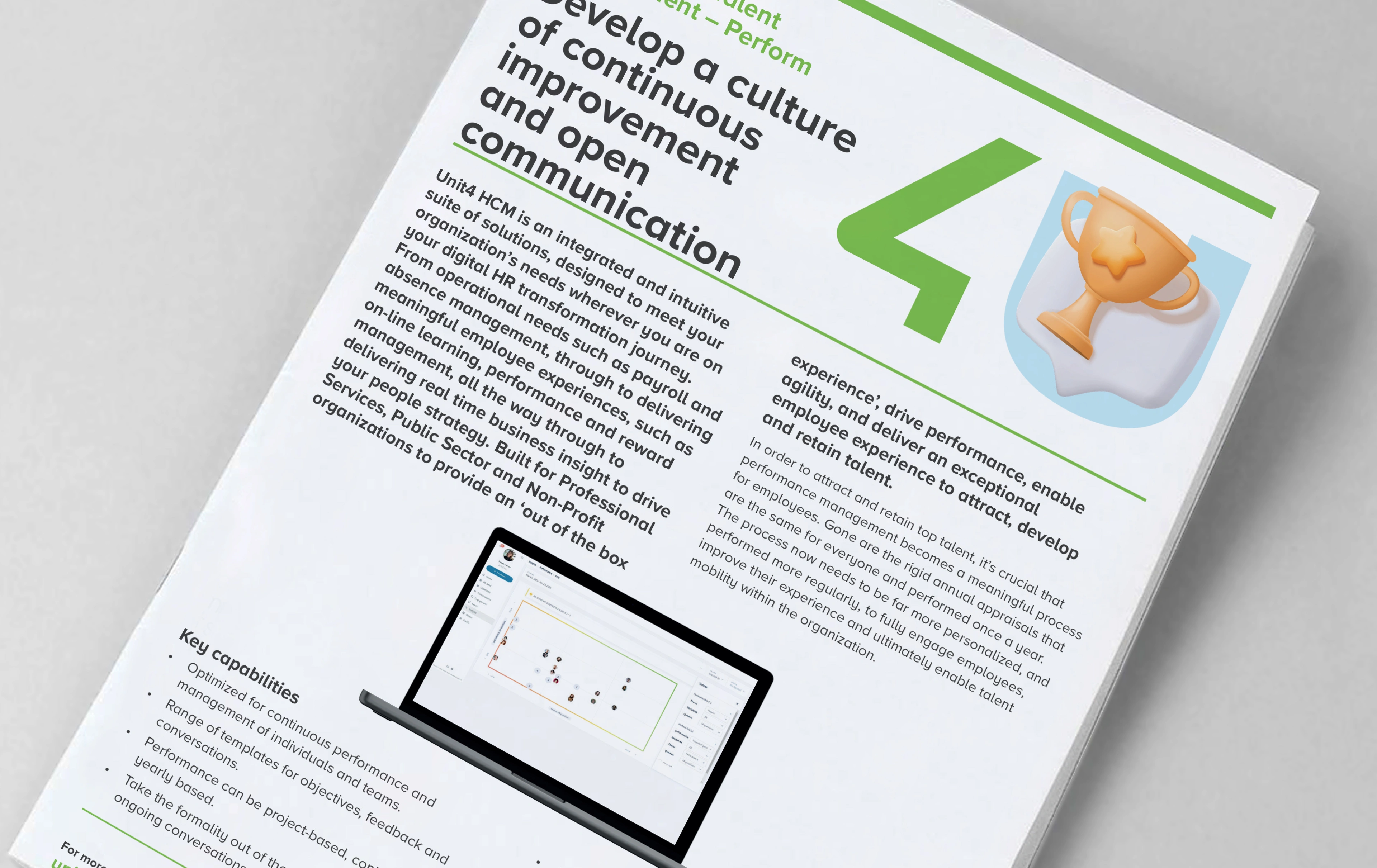 Cover image for “Unit4 HCM – Talent Management – Perform” factsheet