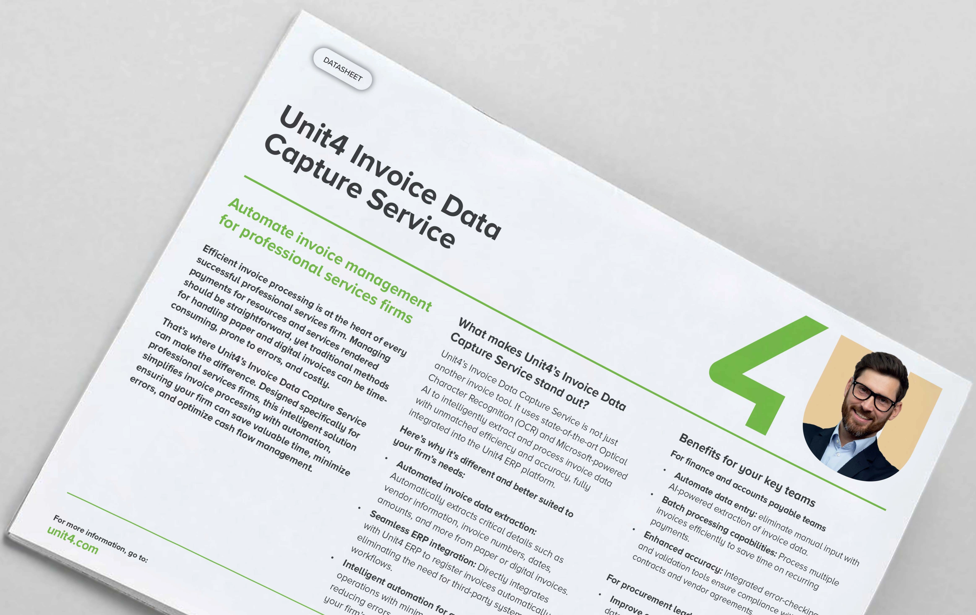 Product Focus: Unit4 Invoice Data Capture Service