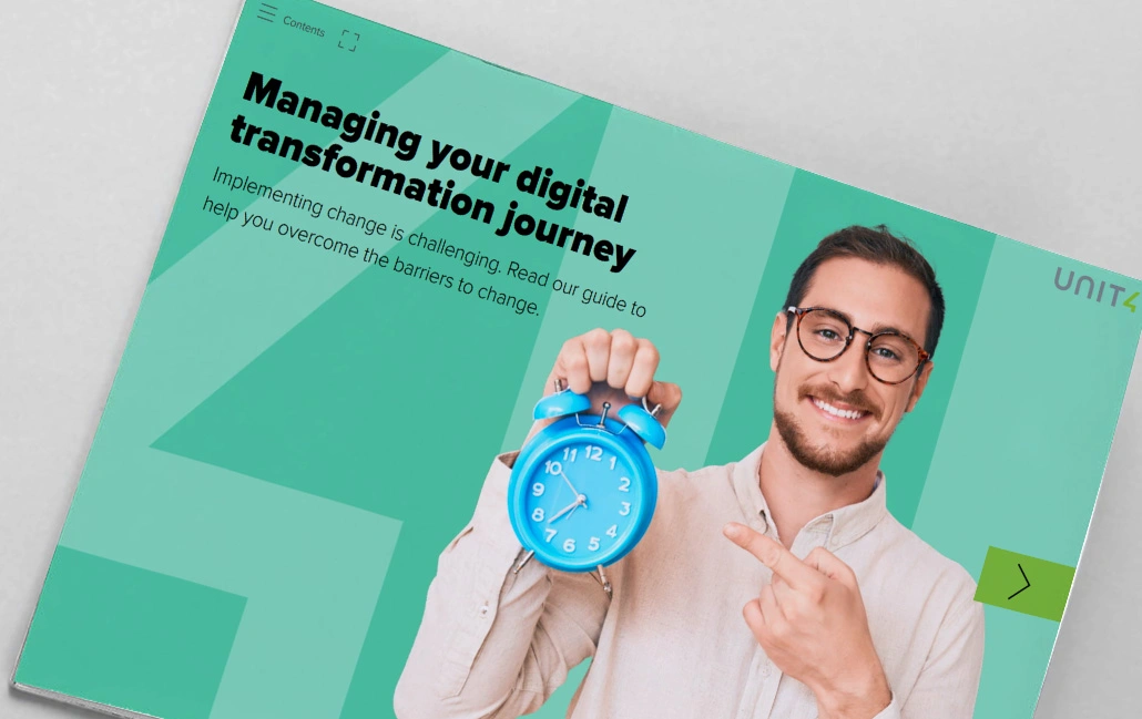 Cover image for eBook about digital transformation for organizations