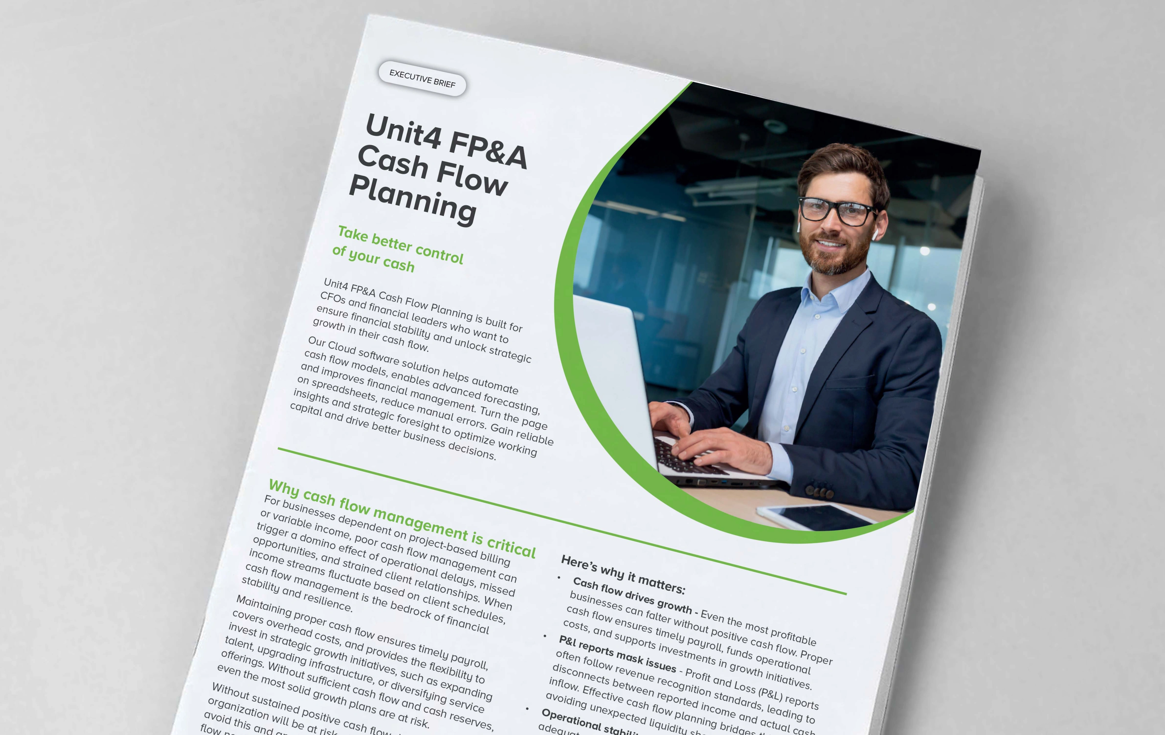 Click here to read our datasheet on the Cash Flow capabilities of our Cloud FP&A software