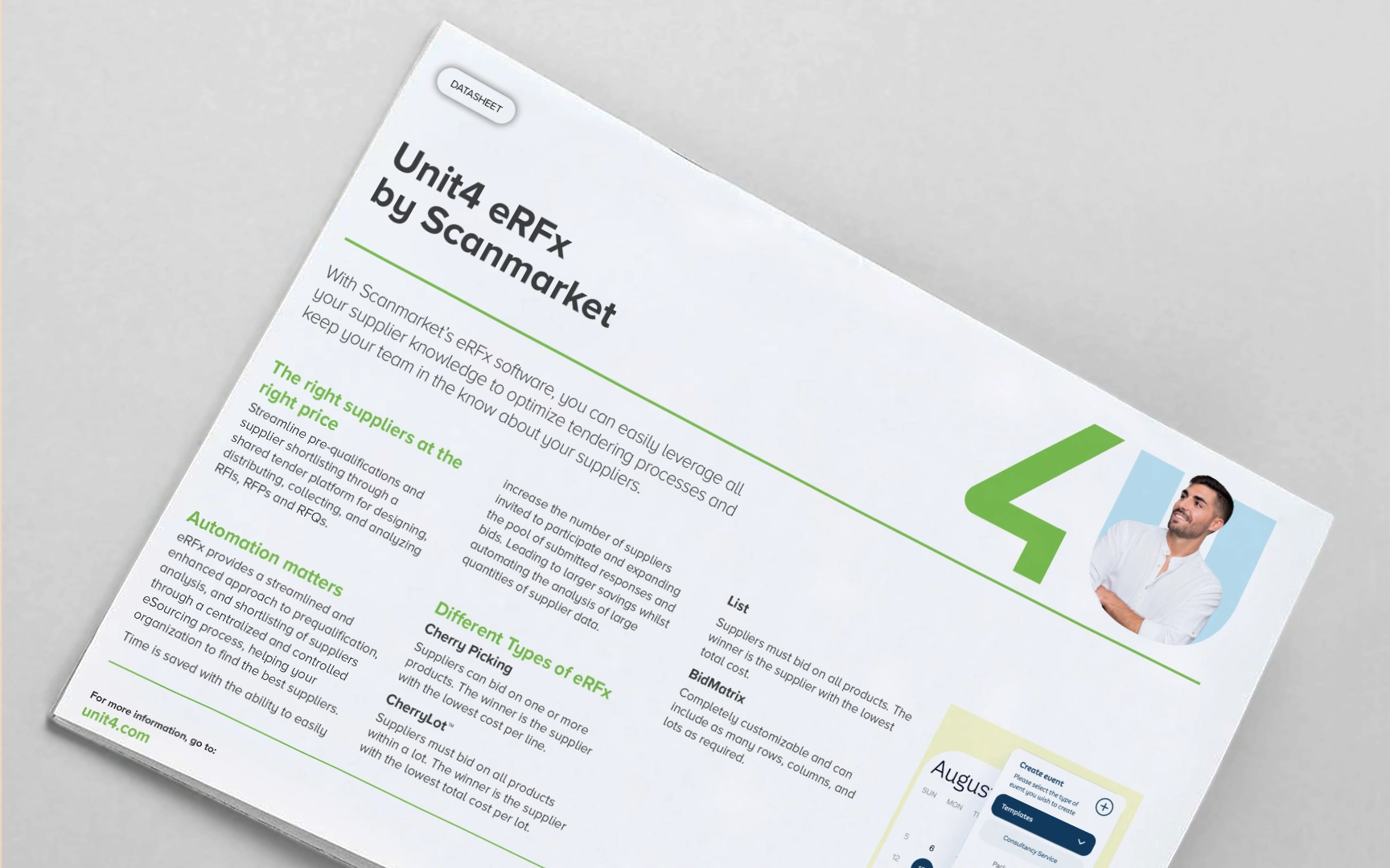 Click here to read our datasheet about Unit4 eRFx by Scanmarket