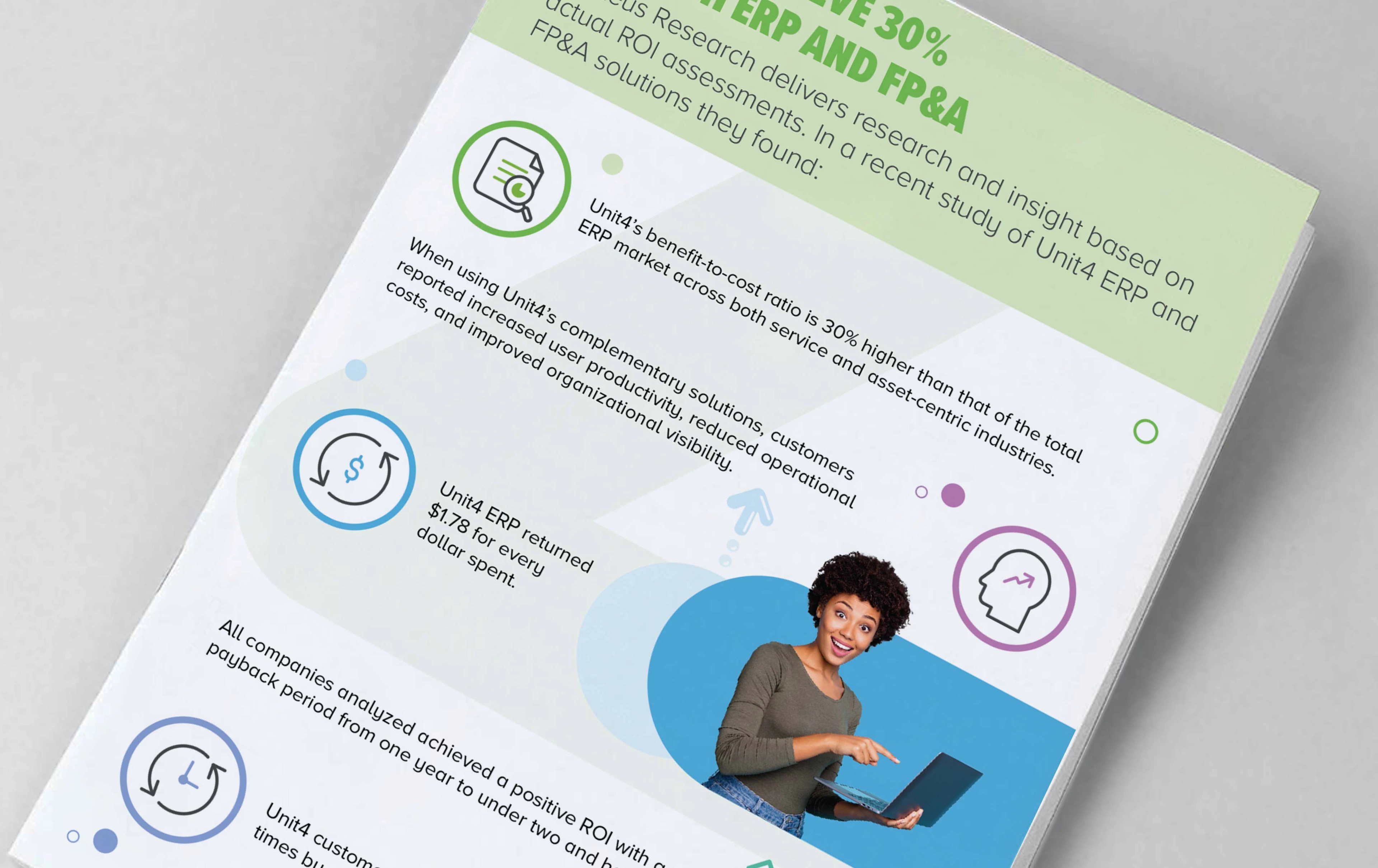 Cover image for Nucleus infographic about the value of unified ERP and FP&A solutions