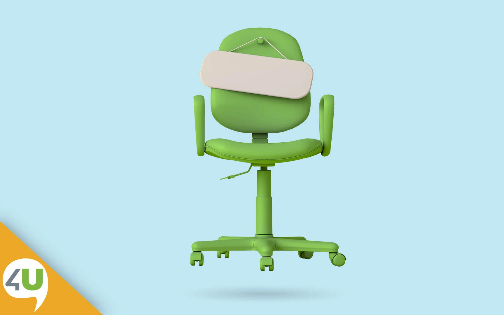 Chair with empty sign on it