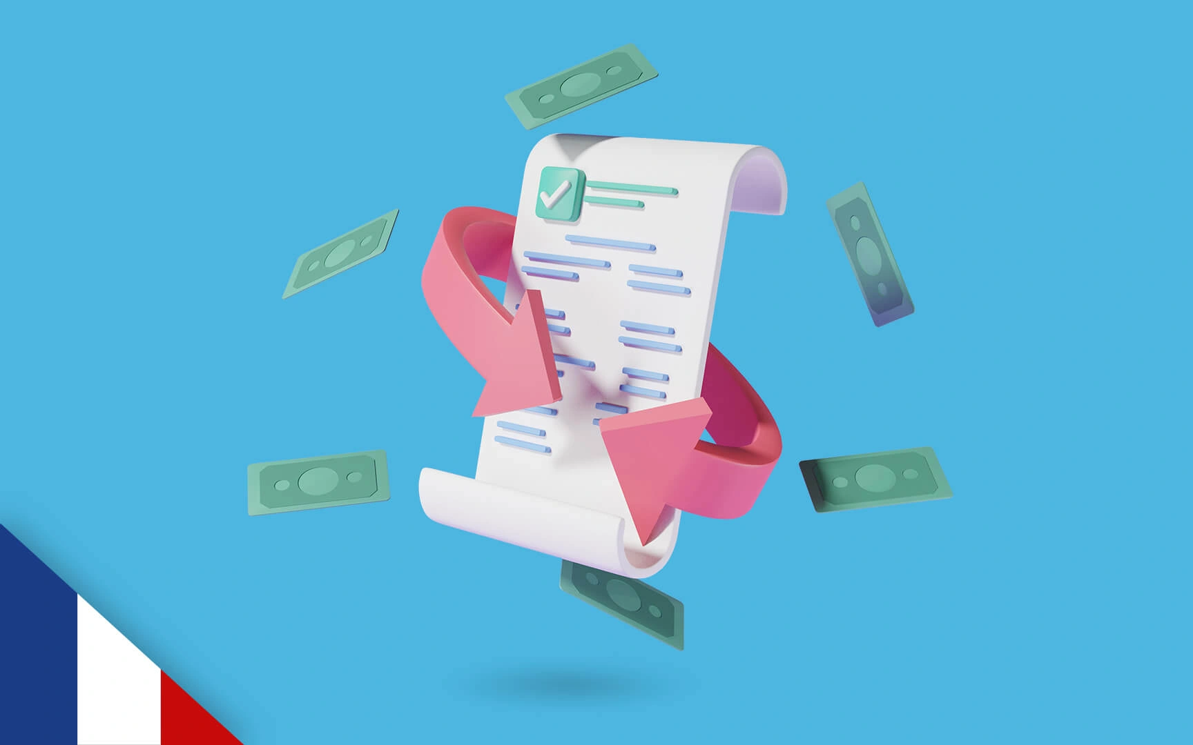 3D image of an e-invoice