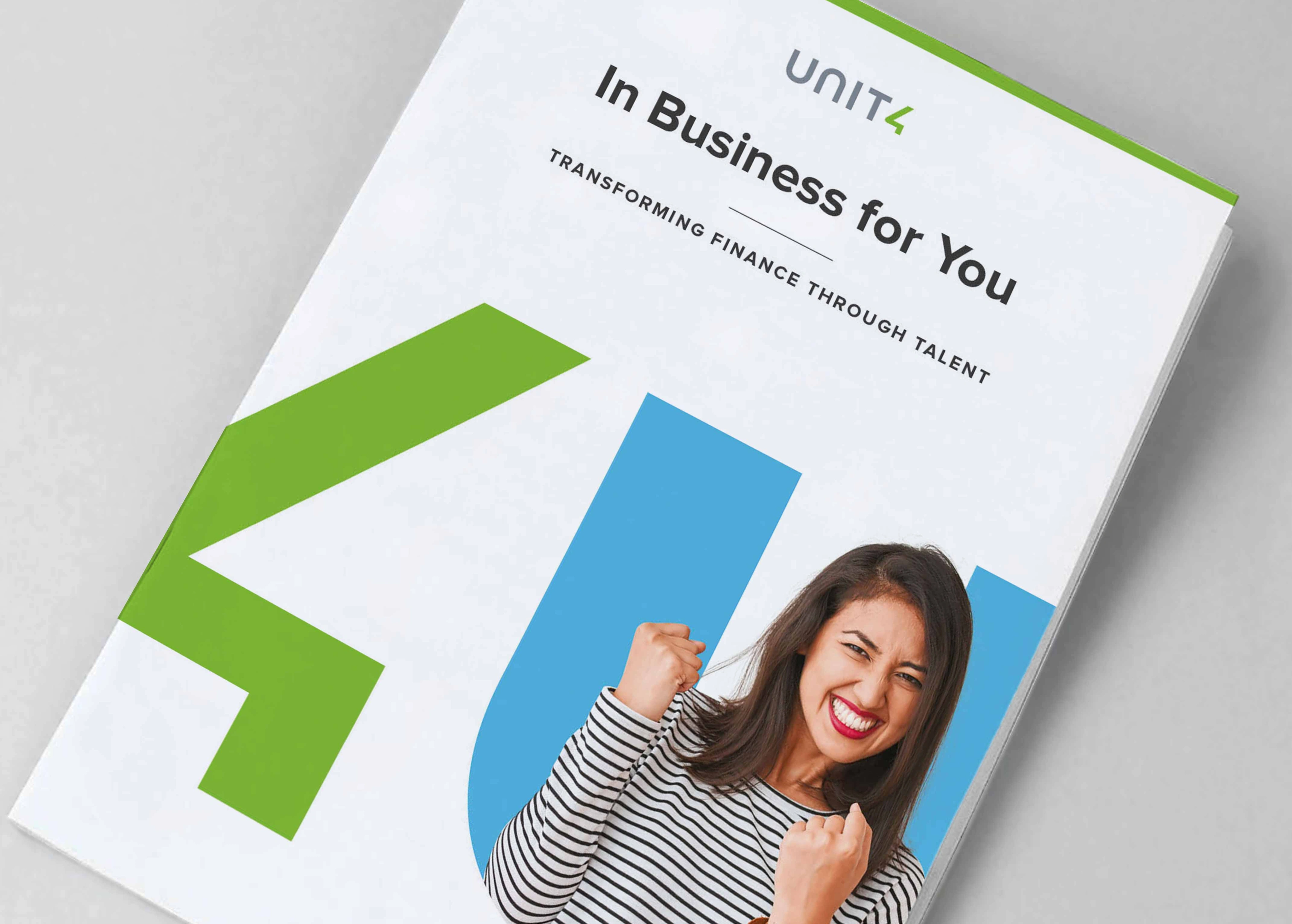 Cover image for Unit4 white paper about talent management for Finance teams