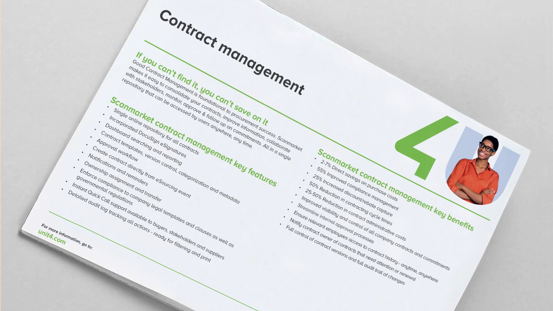 Click here to read our datasheet about Unit4 Contract Management by Scanmarket