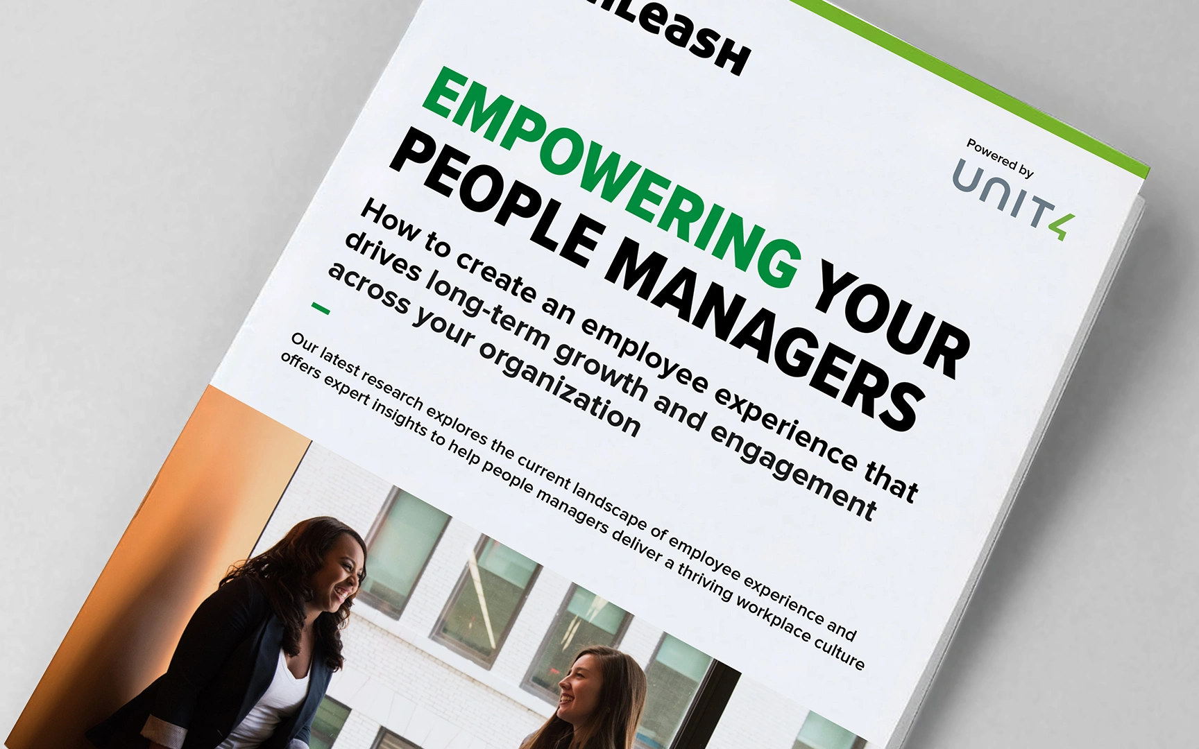 Cover image for "UNLEASH: Empowering your people managers"