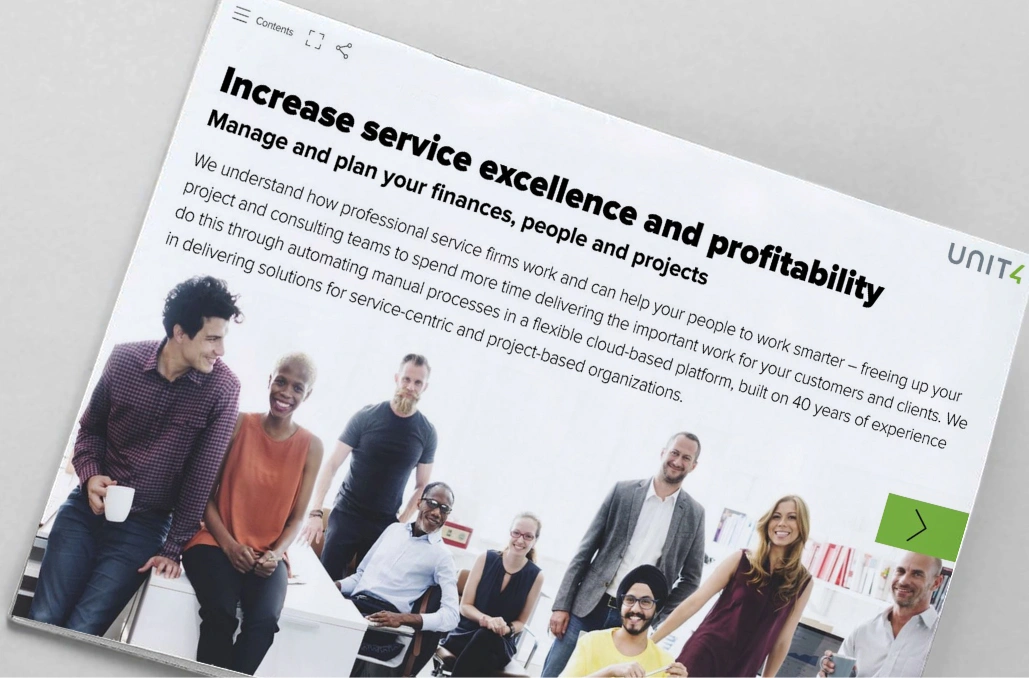 Cover image for eBook on increasing service excellence and profitability