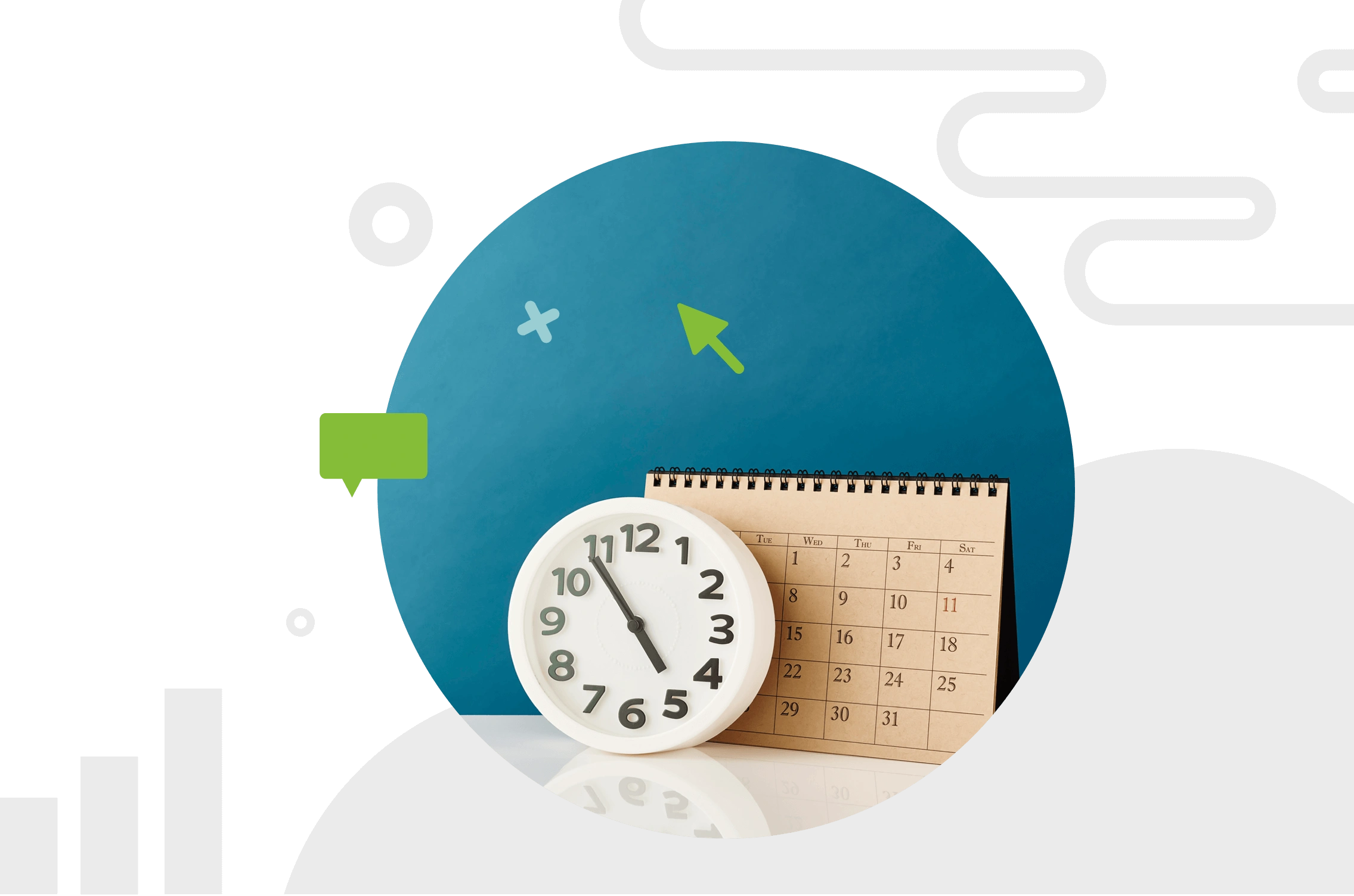 Clock and calendar