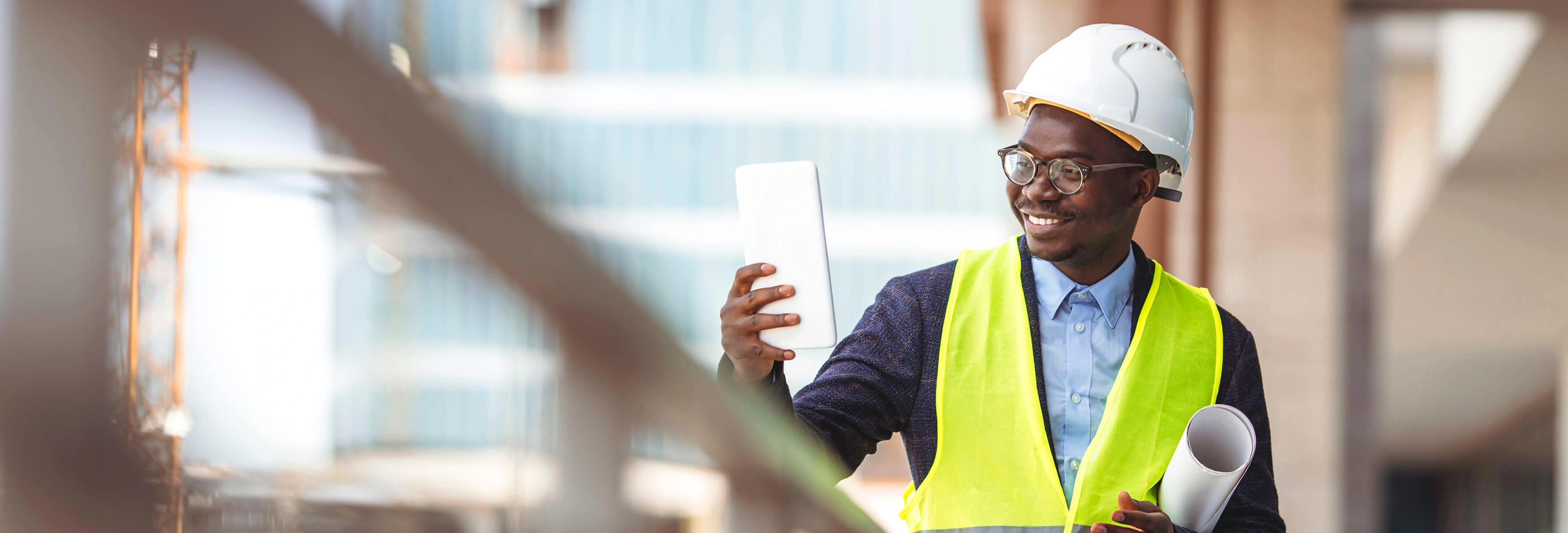 person in construction