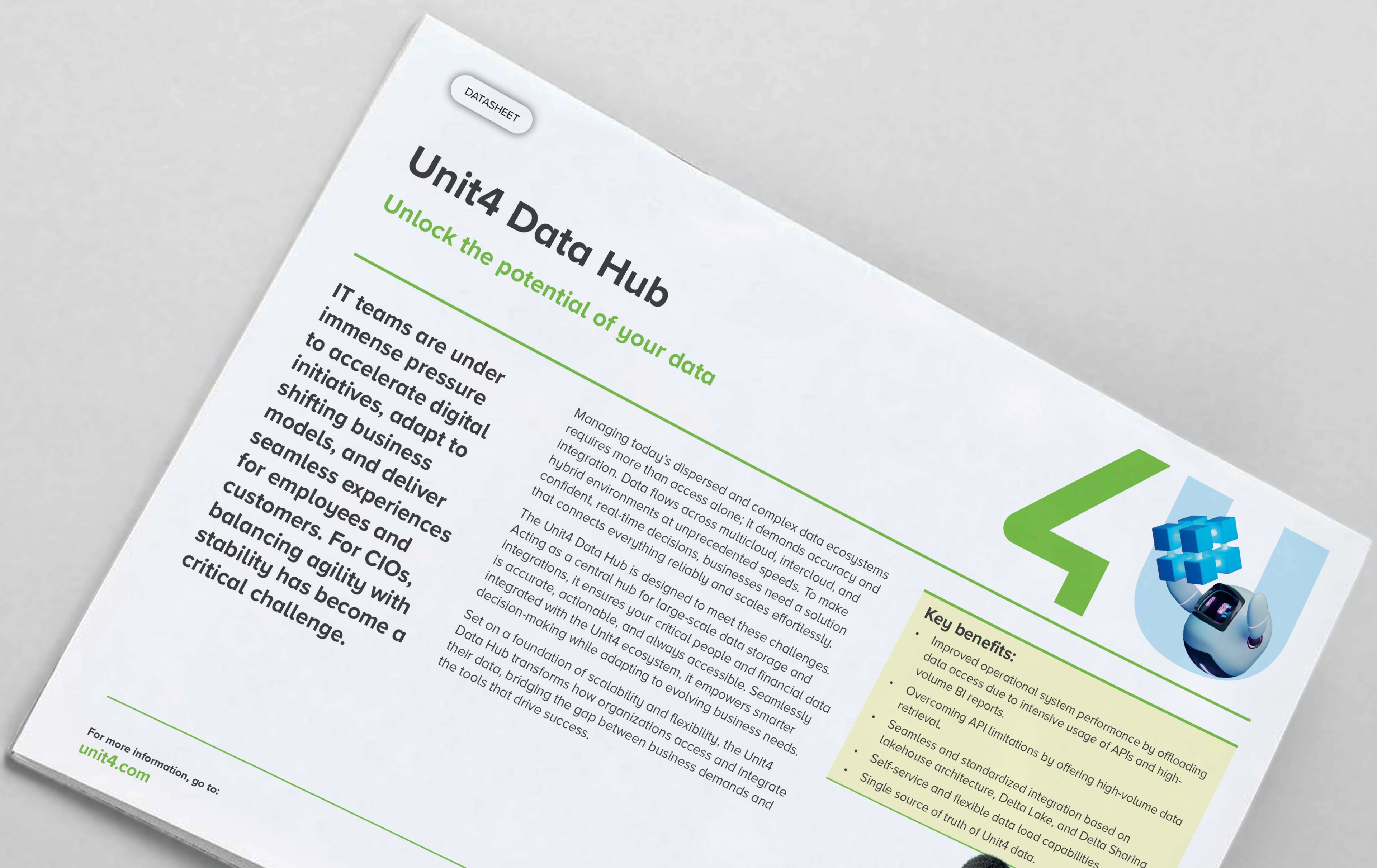 Klicka här för att läsa vårt faktablad om Unit4 Data Hub