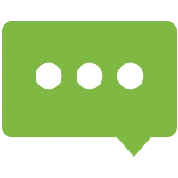 Symbol einer Sprechblase