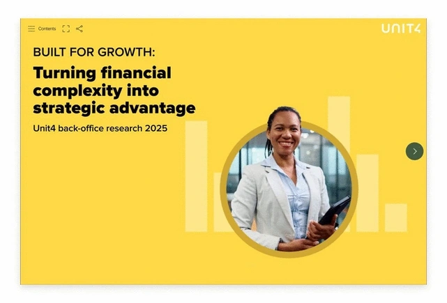 Cover image of Unit4 digital investment eBook