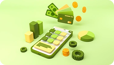 calculator and credit cards